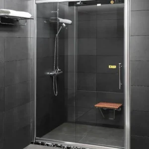 Phòng Tắm Kính Fendi FDV-1X3 Góc Vát Chrome 2.0 Mét